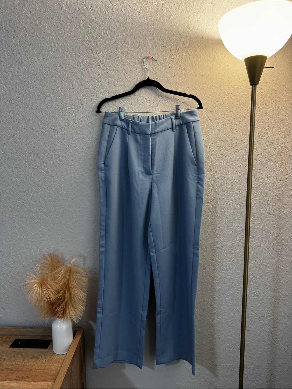 Old Navy Taylor Wide-Leg Trousers in Light Blue